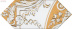 Плитка Kerama Marazzi Алмаш желтый 1 декор (14х34) арт. HGD\B512\35000